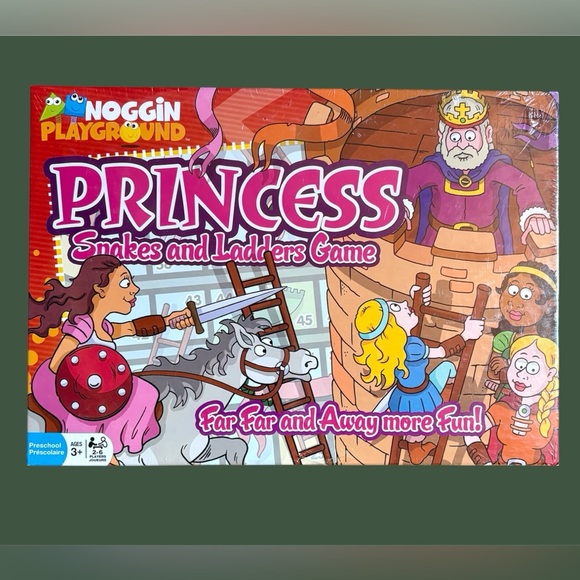Princess Snakes and Ladders new board game for kids - Picture 1 of 4